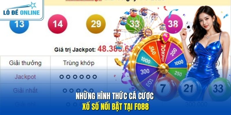 Những hình thức cá cược xổ số nổi bật tại FO88