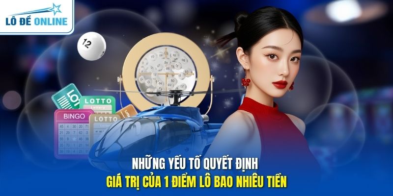 Những yếu tố quyết định giá trị của 1 điểm lô bao nhiêu tiền
