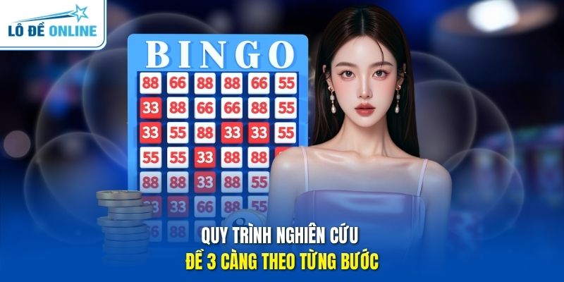 Quy trình nghiên cứu đề 3 càng theo từng bước